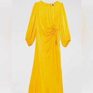 NWOT Farm Rio Front Circle Cut Out Midi Dress Size Medium